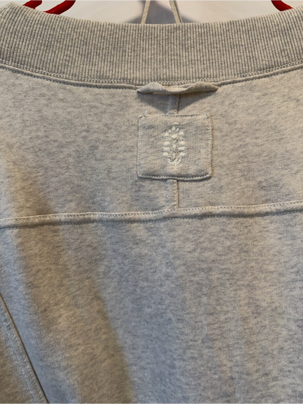 FP Movement by Free People Light Gray V-Neck Romper - Picture 3 of 7